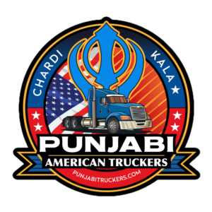 Punjabi American Truckers Sticker